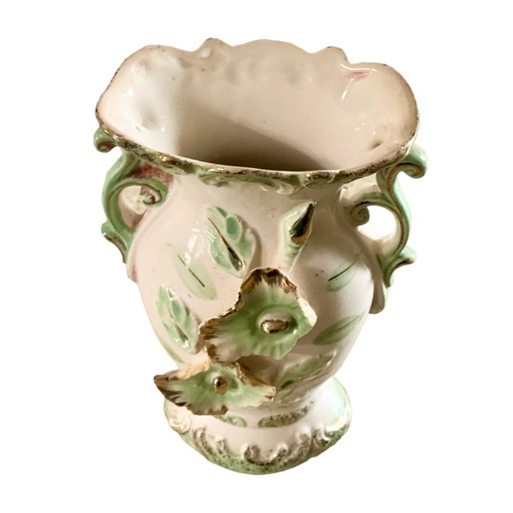 Vintage Relco Japan Hand-Painted Spill Vase Planter Mid Century - Double Handle - Picture 7 of 16